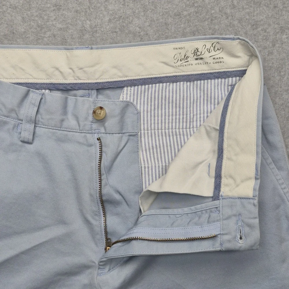 Polo Ralph Lauren Chino Pants Mens 30x30 Light Blue Classic Fit Straight Cotton